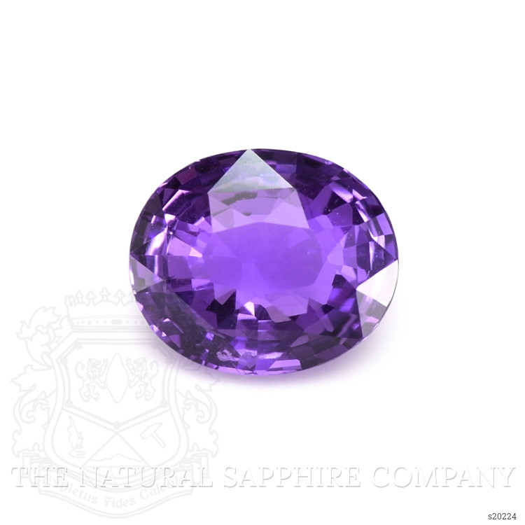3.05 Ct. Violet Sapphire from Ceylon (Sri Lanka)