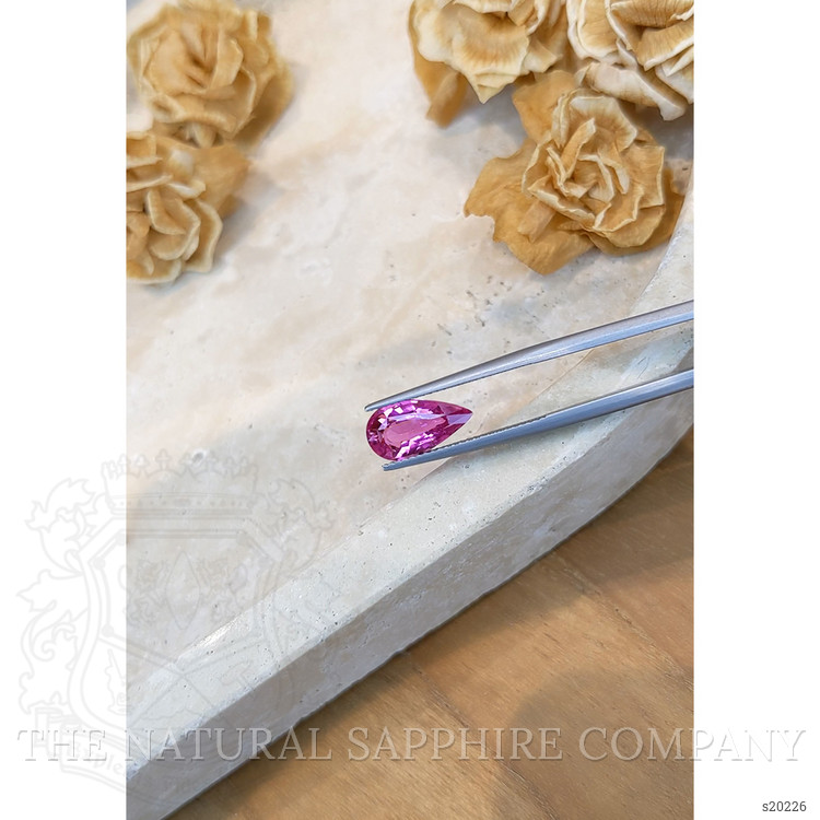 3.13 Ct. Pink Sapphire from Ceylon (Sri Lanka)