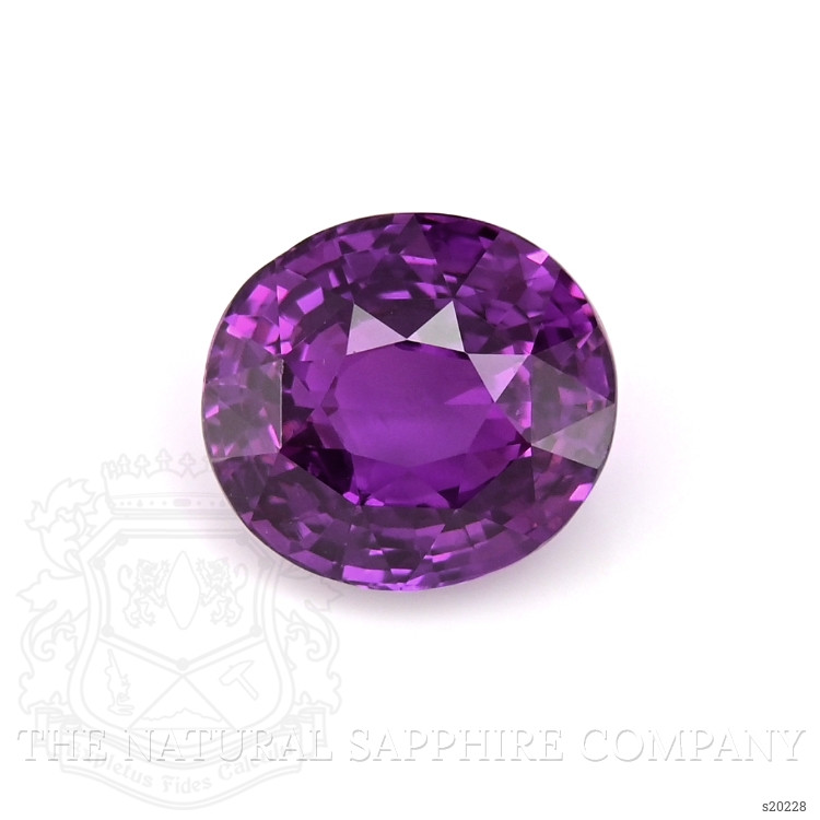 3.52 Ct. Purple Sapphire from Ceylon (Sri Lanka)