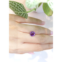 3.52 Ct. Purple Sapphire from Ceylon (Sri Lanka) Life Style