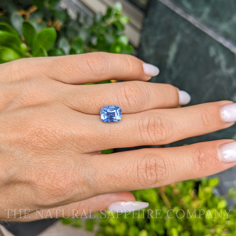 3.65 Ct. Blue Sapphire from Ceylon (Sri Lanka)