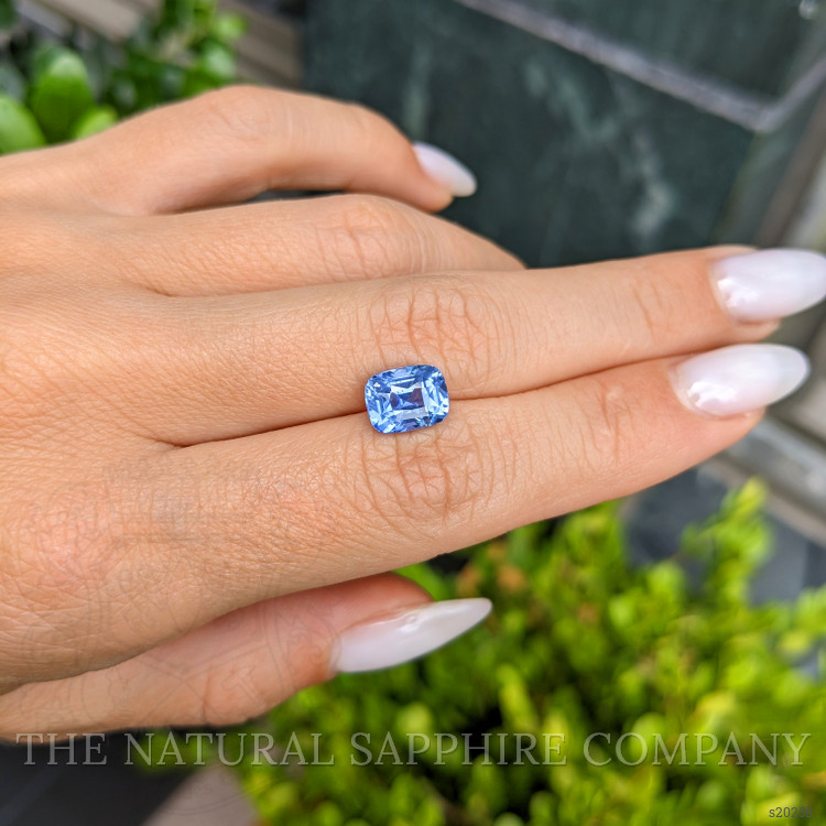 3.65 Ct. Blue Sapphire from Ceylon (Sri Lanka)