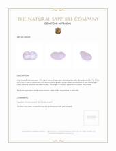 1.93 Ct. Pink Star Sapphire from Ceylon (Sri Lanka) Appraisal