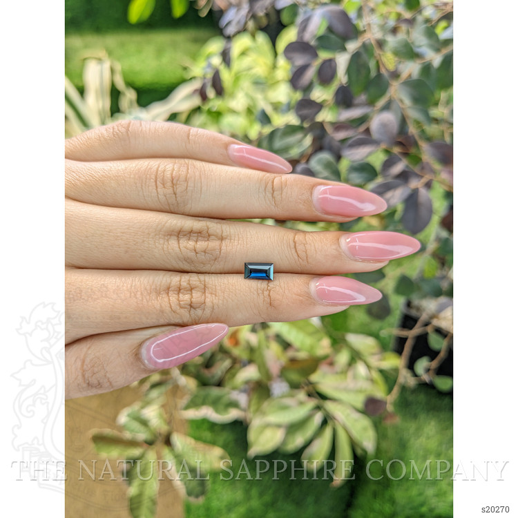 1.01 Ct. Greenish Blue Sapphire from Madagascar