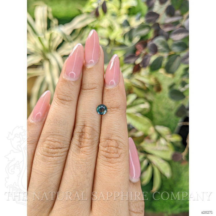 0.82 Ct. Bluish Green Sapphire from Madagascar