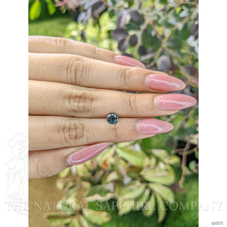 0.82 Ct. Bluish Green Sapphire from Madagascar