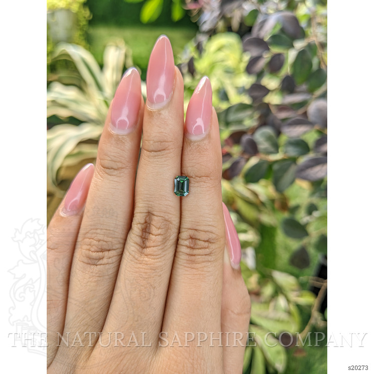 0.98 Ct. Green Sapphire from Madagascar