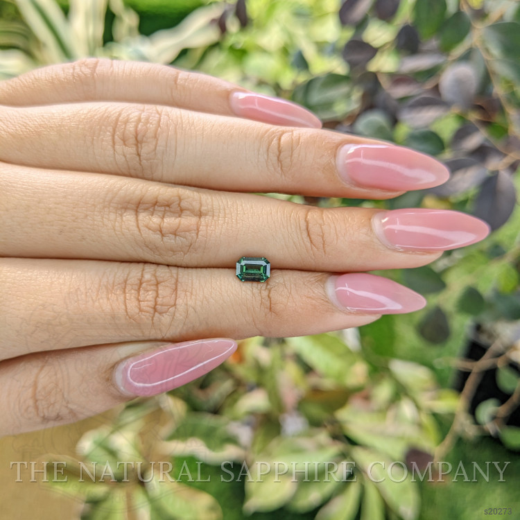 0.98 Ct. Green Sapphire from Madagascar