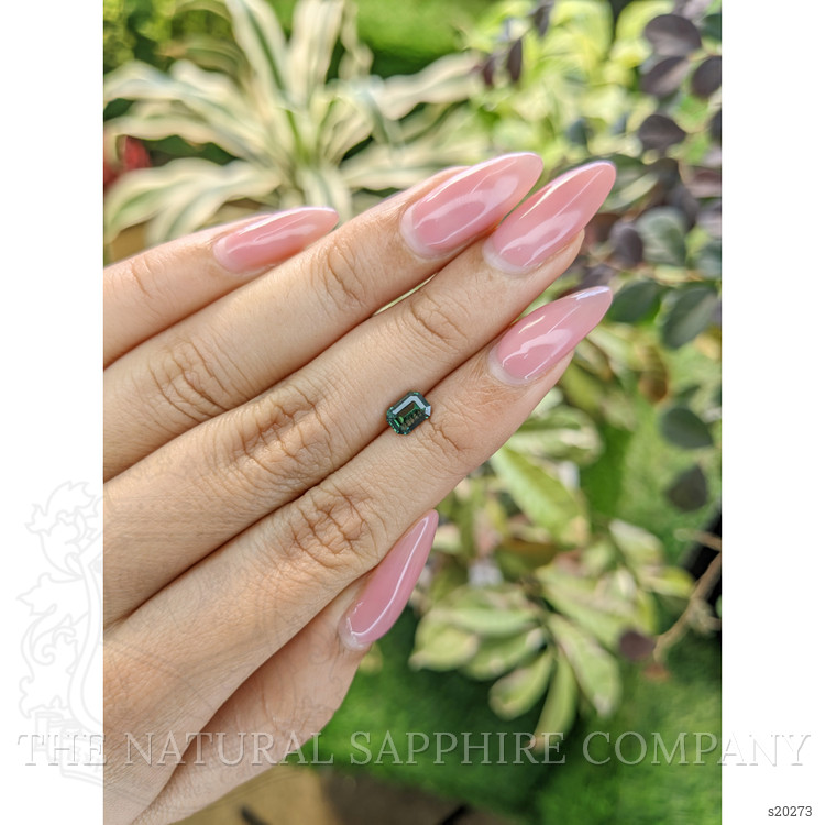 0.98 Ct. Green Sapphire from Madagascar