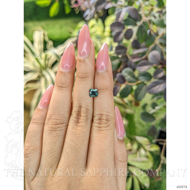 1.03 Ct. Bluish Green Sapphire from Madagascar