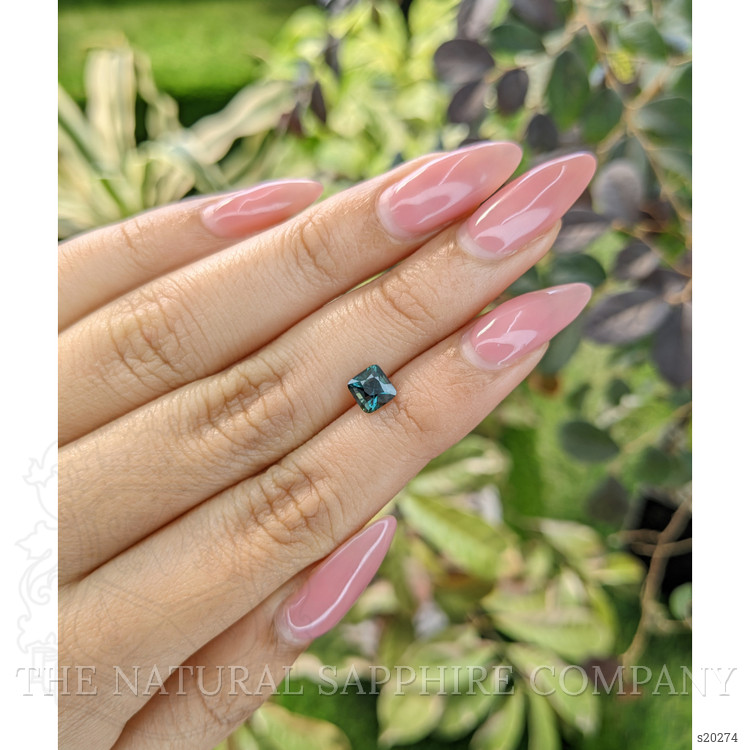 1.03 Ct. Bluish Green Sapphire from Madagascar