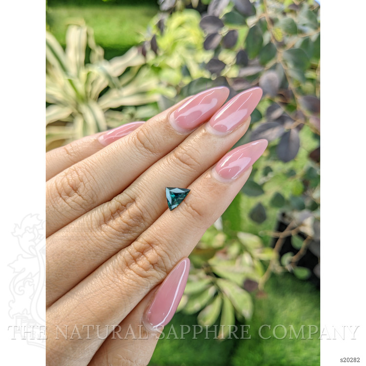 1.29 Ct. Bluish Green Sapphire from Madagascar