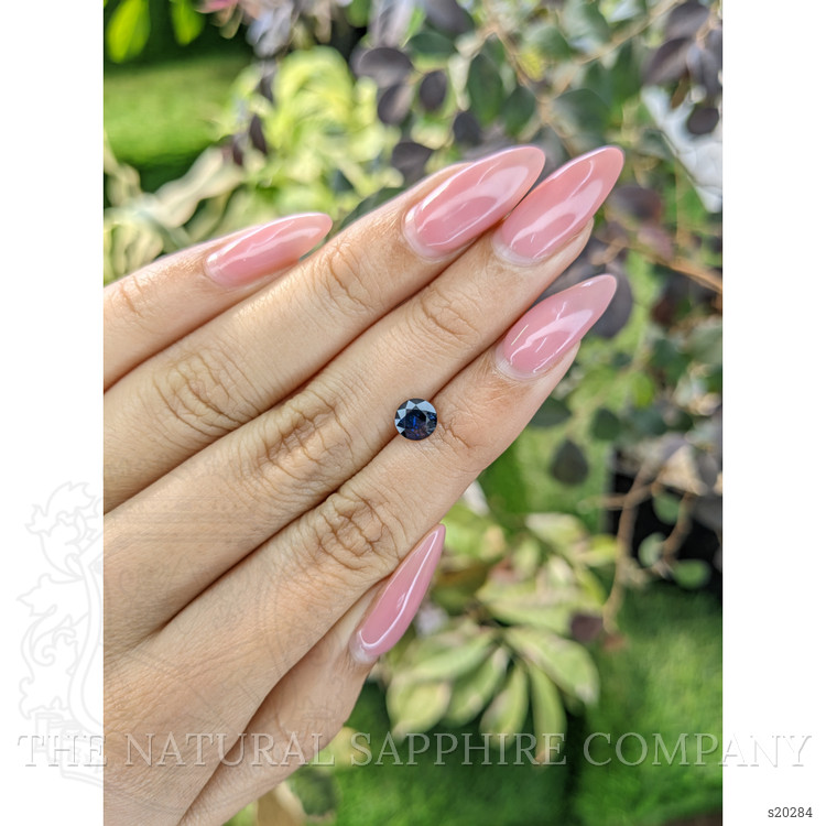 0.75 Ct. Greenish Blue Sapphire from Madagascar