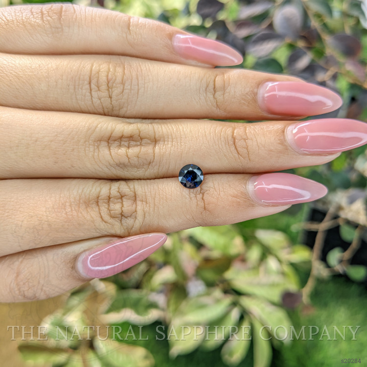 0.75 Ct. Greenish Blue Sapphire from Madagascar