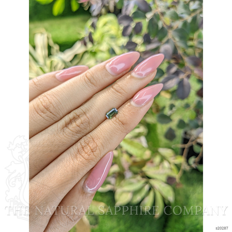 0.72 Ct. Green Sapphire from Australia
