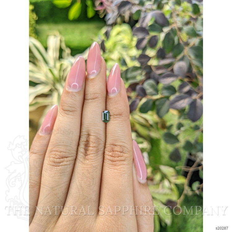 0.72 Ct. Green Sapphire from Australia