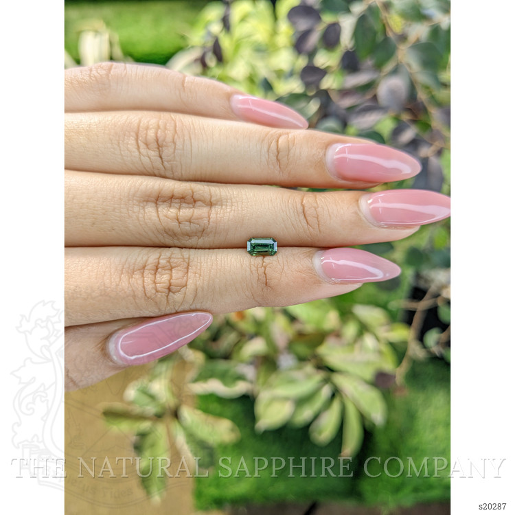 0.72 Ct. Green Sapphire from Australia