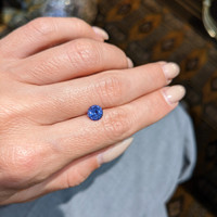 1.33 Ct. Blue Sapphire from Ceylon (Sri Lanka) Life Style