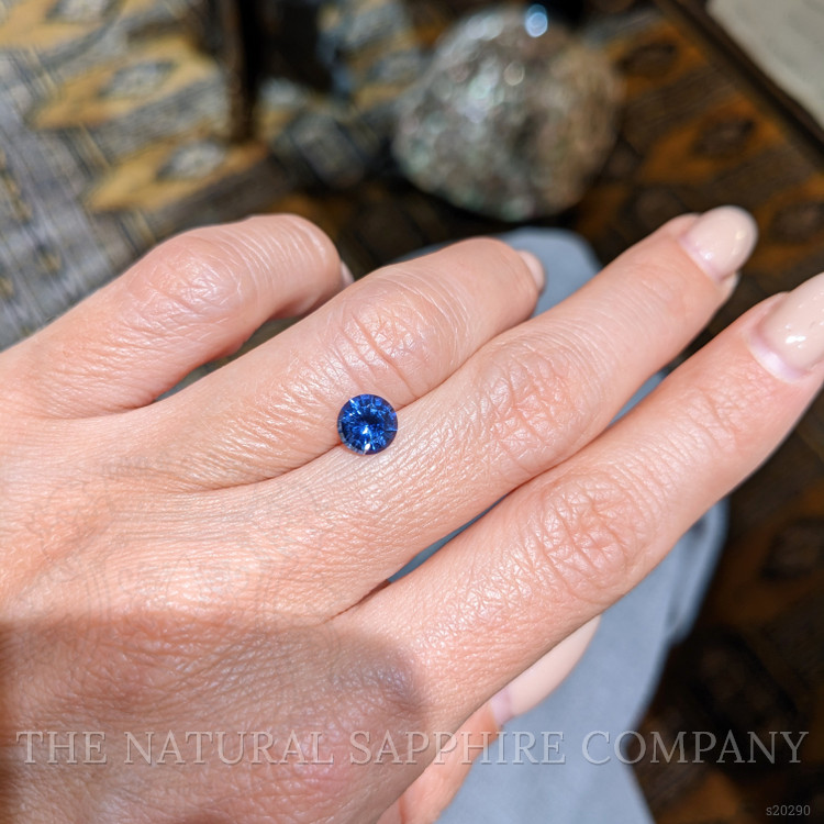 1.15 Ct. Blue Sapphire from Ceylon (Sri Lanka)
