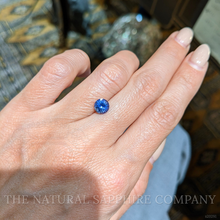 1.27 Ct. Blue Sapphire from Ceylon (Sri Lanka)
