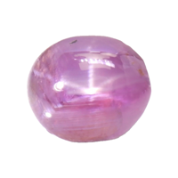 0.90 Ct. Purplish Pink Star Sapphire from Ceylon (Sri Lanka) Video