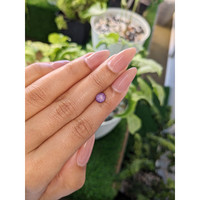 1.76 Ct. Purple Star Sapphire from Ceylon (Sri Lanka) Life Style