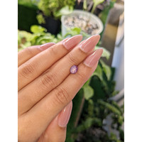 1.42 Ct. Pinkish Purple Star Sapphire from Ceylon (Sri Lanka) Life Style