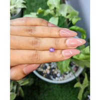 1.53 Ct. Pinkish Purple Star Sapphire from Ceylon (Sri Lanka) Life Style