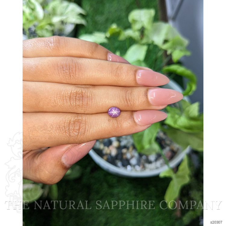 2.14 Ct. Purple Star Sapphire from Ceylon (Sri Lanka)