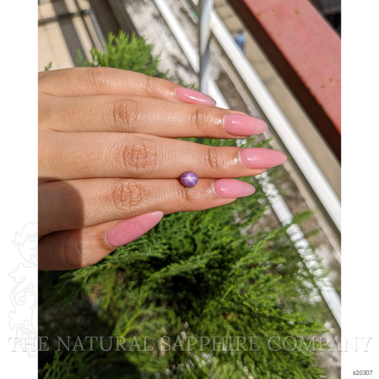 2.14 Ct. Purple Star Sapphire from Ceylon (Sri Lanka)