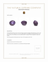 2.04 Ct. Sapphire from Ceylon (Sri Lanka) Appraisal