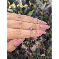 1.07 Ct. Purplish Pink Star Sapphire from Ceylon (Sri Lanka) Life Style