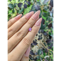 1.07 Ct. Purplish Pink Star Sapphire from Ceylon (Sri Lanka) Life Style