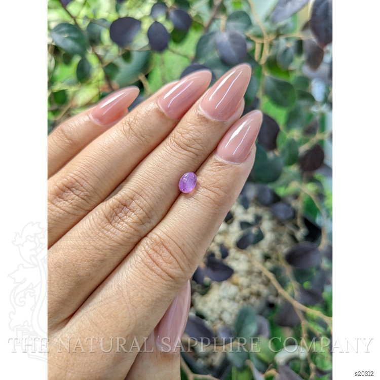 1.07 Ct. Purplish Pink Star Sapphire from Ceylon (Sri Lanka)