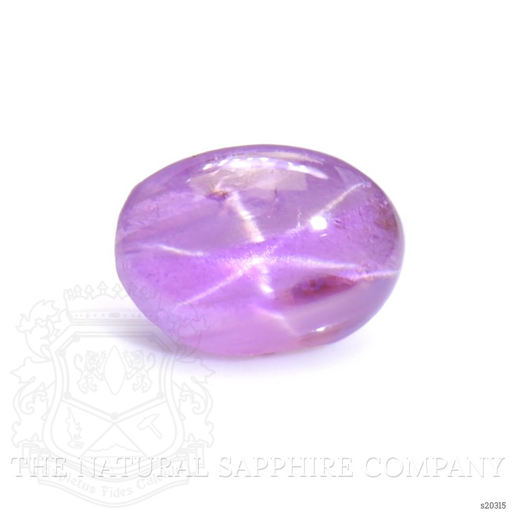 0.74 Ct. Pinkish Purple Star Sapphire from Ceylon (Sri Lanka)