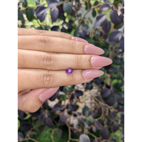 1.26 Ct. Pinkish Purple Star Sapphire from Ceylon (Sri Lanka) Life Style
