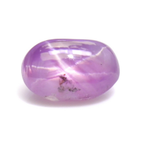 0.77 Ct. Pinkish Purple Star Sapphire from Ceylon (Sri Lanka) Video