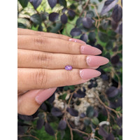 0.77 Ct. Pinkish Purple Star Sapphire from Ceylon (Sri Lanka) Life Style