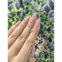 0.77 Ct. Pinkish Purple Star Sapphire from Ceylon (Sri Lanka) Life Style