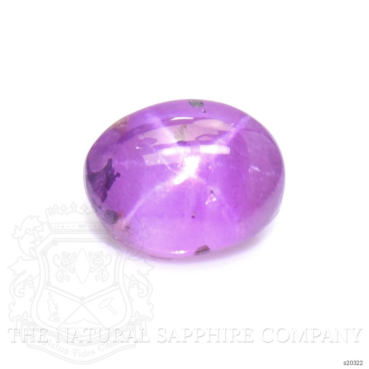 0.86 Ct. Pinkish Purple Star Sapphire from Ceylon (Sri Lanka)