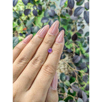 0.86 Ct. Pinkish Purple Star Sapphire from Ceylon (Sri Lanka) Life Style