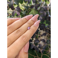 0.92 Ct. Pinkish Purple Star Sapphire from Ceylon (Sri Lanka) Life Style