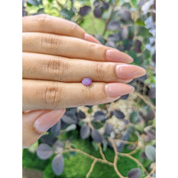 0.92 Ct. Pinkish Purple Star Sapphire from Ceylon (Sri Lanka) Life Style