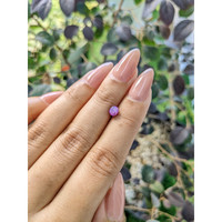 0.90 Ct. Purple Star Sapphire from Ceylon (Sri Lanka) Life Style