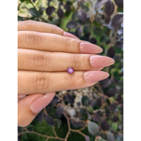 0.90 Ct. Purple Star Sapphire from Ceylon (Sri Lanka) Life Style