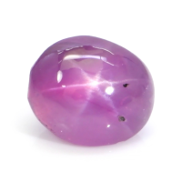 1.03 Ct. Pinkish Purple Star Sapphire from Ceylon (Sri Lanka) Video