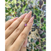 1.03 Ct. Pinkish Purple Star Sapphire from Ceylon (Sri Lanka) Life Style