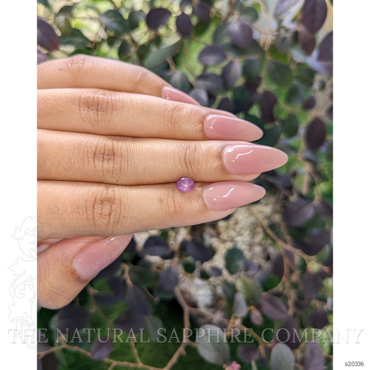 1.03 Ct. Pinkish Purple Star Sapphire from Ceylon (Sri Lanka)