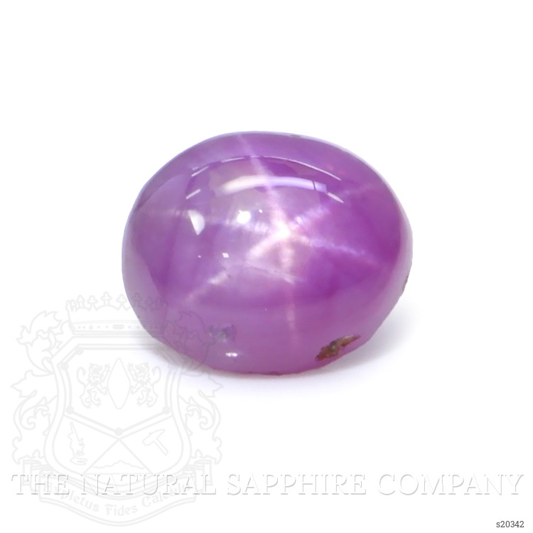 0.77 Ct. Pinkish Purple Star Sapphire from Ceylon (Sri Lanka)