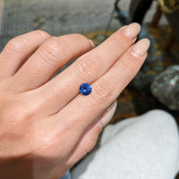 1.38 Ct. Blue Sapphire from Ceylon (Sri Lanka) Life Style